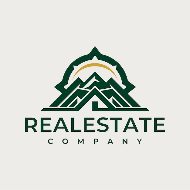 房屋建筑房地产标志logo