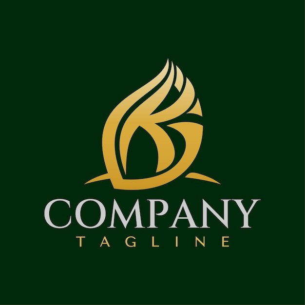 字母k树叶标志logo