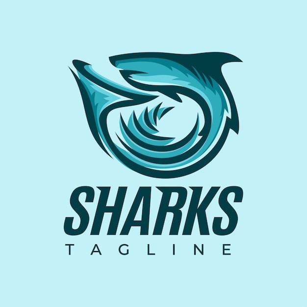 鲨鱼标志logo