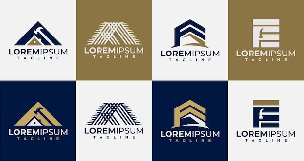 房屋装修施工标志logo