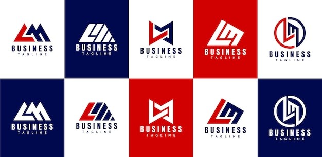 字母lm字母ml标志logo