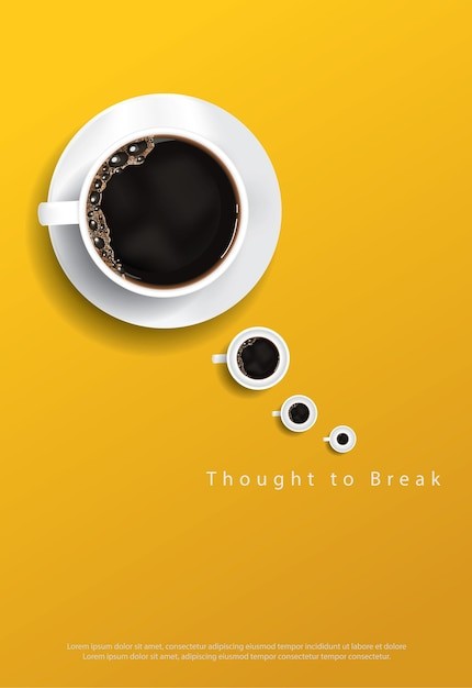 咖啡海报广告模板
