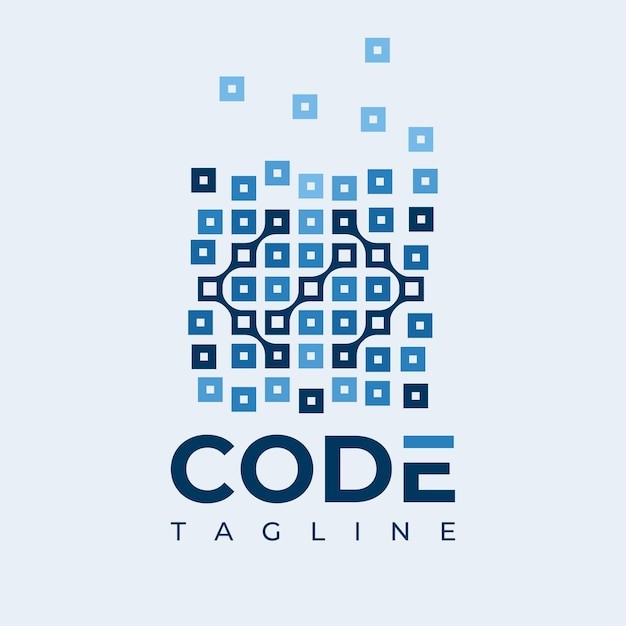 代码程序互联网科技标志logo