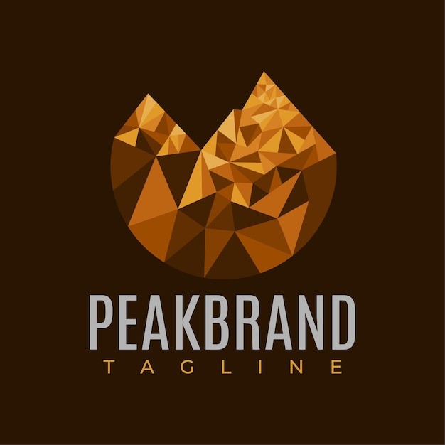 三角形多边形标志logo