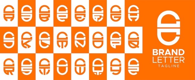 胶囊字母标志logo