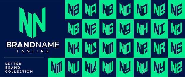 字母nn字母na标志logo