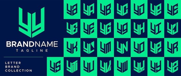 字母yy字母ya标志logo