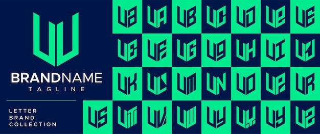 字母uu字母ua标志logo