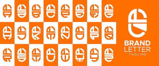 字母胶囊标志logo