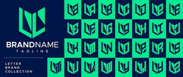 字母ll字母la标志logo