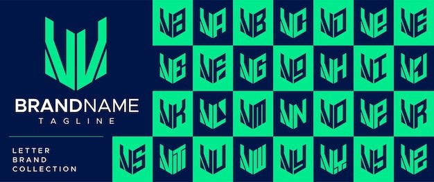 字母vv字母va标志logo