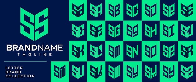 字母ss字母sa标志logo