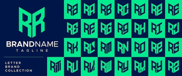 字母rr字母ra标志logo