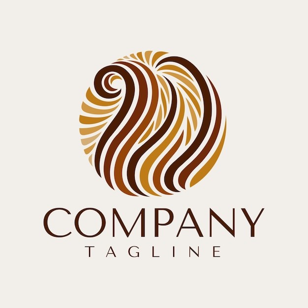 波浪火焰标志logo