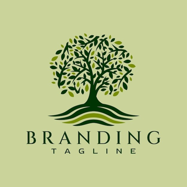 树木大树标志logo