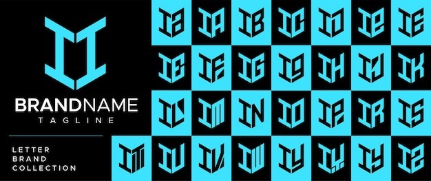 字母ii字母ia标志logo