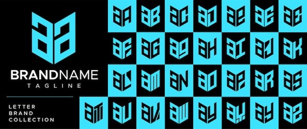 字母aa字母ab标志logo