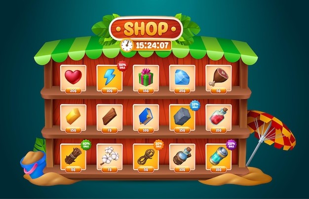 游戏商店ui界面