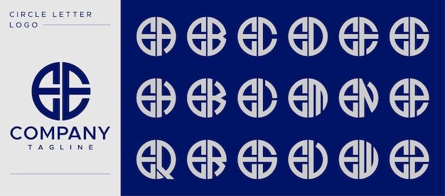 字母e标志logo