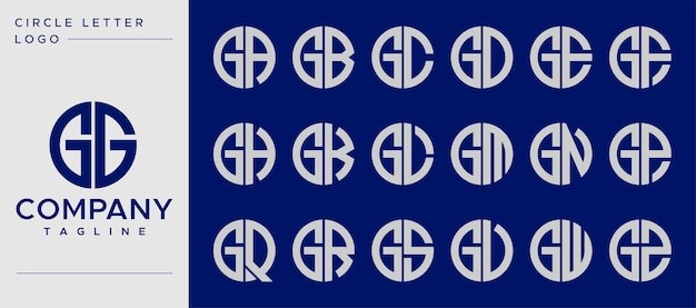 字母gg标志logo