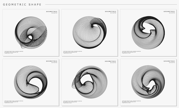 现代抽象几何图形元素