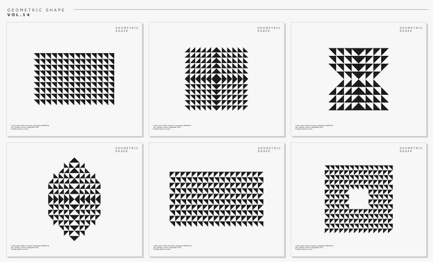 现代抽象几何图形元素