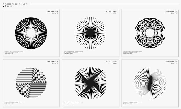 现代抽象几何图形元素