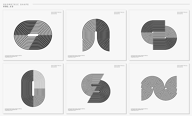 现代抽象几何图形元素