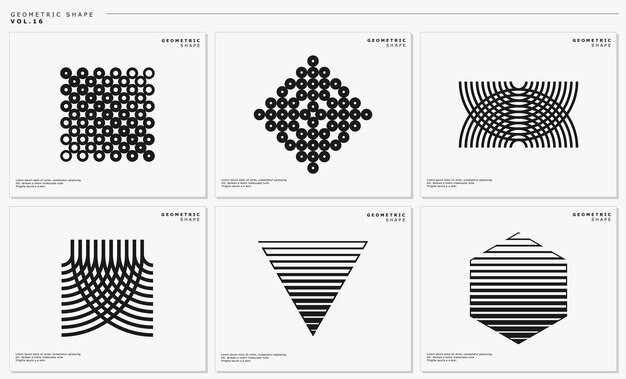 现代抽象几何图形元素