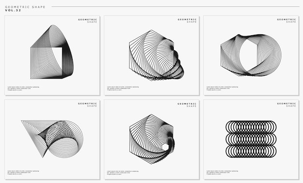 现代抽象几何图形元素