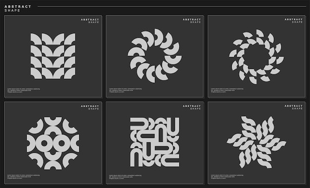 现代抽象几何图形元素