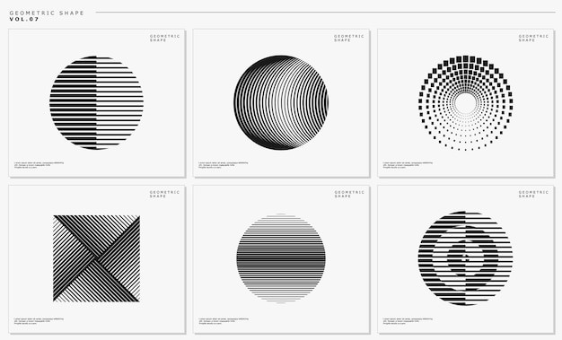 现代抽象几何图形元素