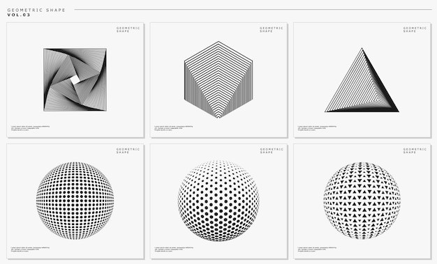 现代抽象几何图形元素