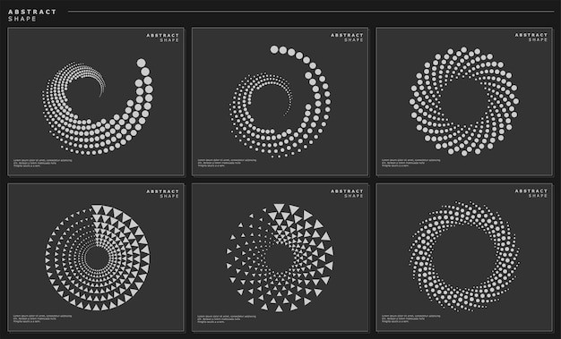 现代抽象几何图形元素