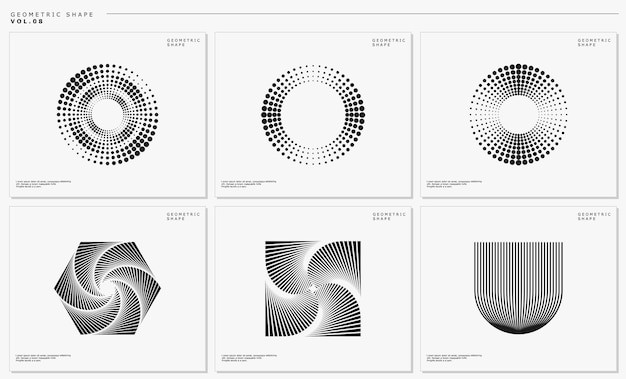 现代抽象几何图形元素