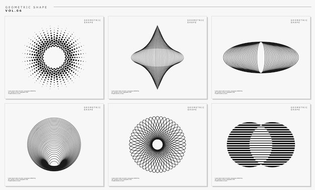 现代抽象几何图形元素