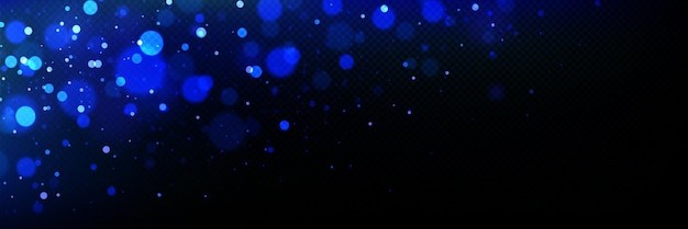 蓝色光斑黑色背景