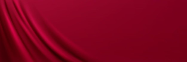 布纹绸缎红色背景