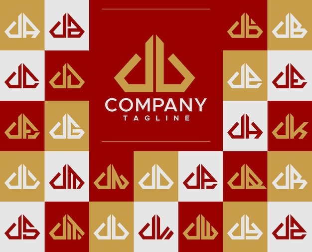 华丽钻石珠宝字母 uu u 标志logo