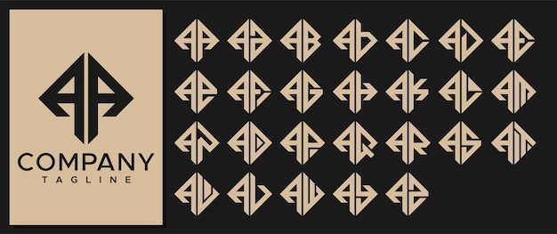 华丽方形标志logo