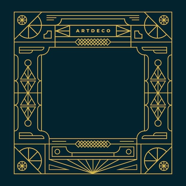 欧式线条文字装饰边框元素