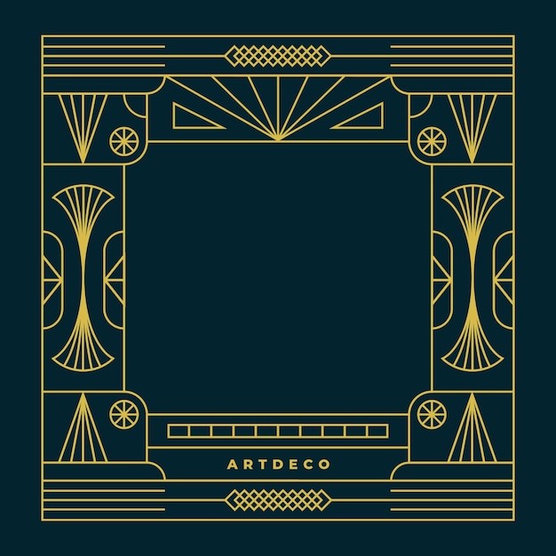 欧式线条文字装饰边框元素