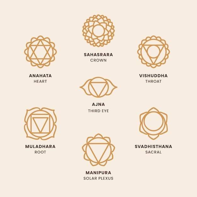 手绘抽象灵气元素