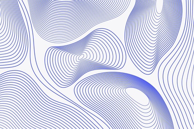 线条等高线背景