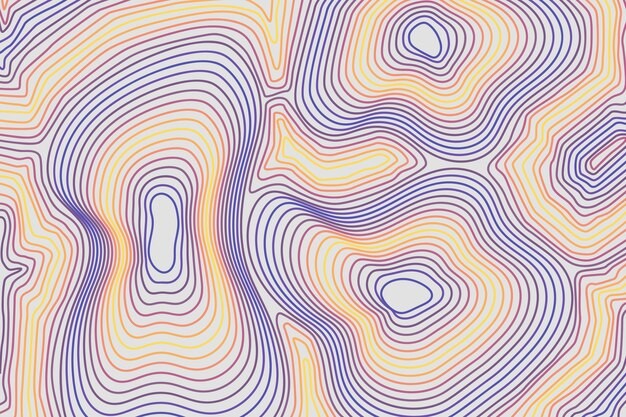 线条等高线背景