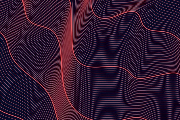 线条等高线背景