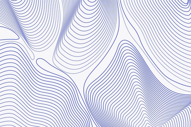 线条等高线背景