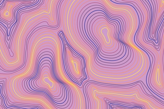 线条等高线背景