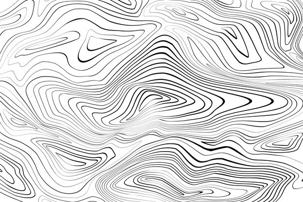 线条等高线背景