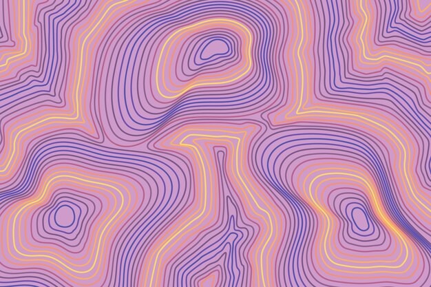 线条等高线背景